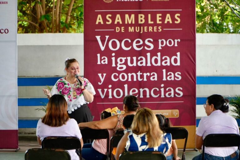 Mujeres yucatecas alzan la voz por una vida libre de violencia