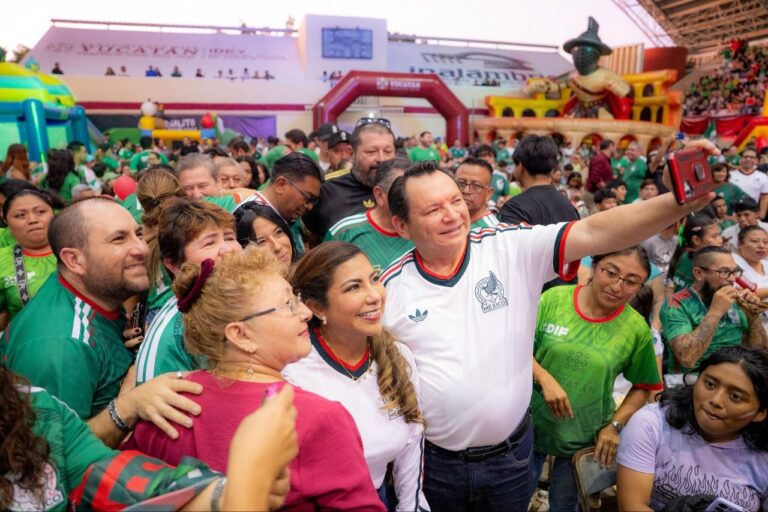 Más de 12 mil personas vibran con triunfo de México en Zonas Fan Yucatán