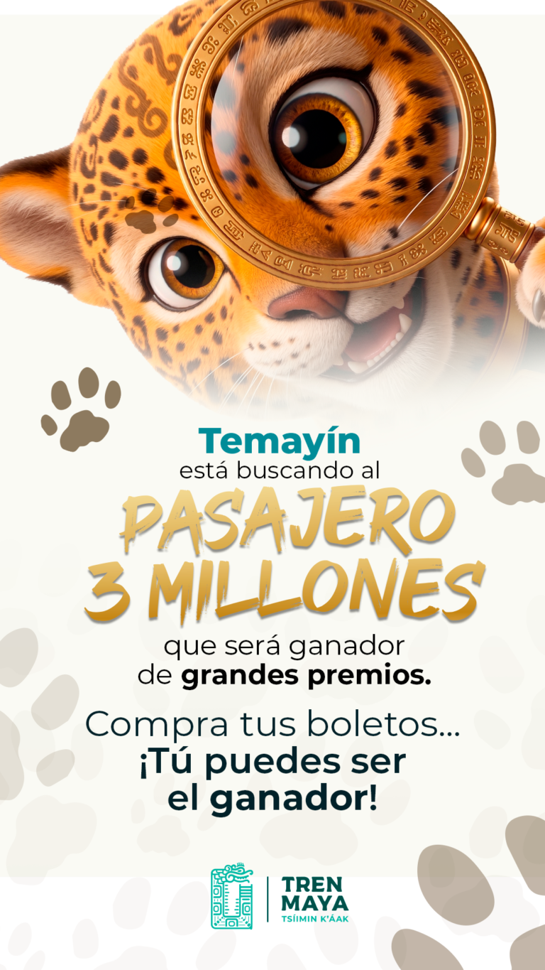 Tren Maya, a punto de alcanzar los 3 millones de pasajeros