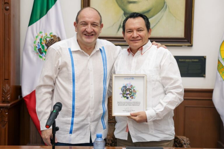 Renacimiento Maya y Unicef fortalecen acciones de salud, nutrición, educación y protección de la niñez yucateca