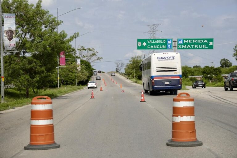Avanzan trabajos en el Paso Superior Vehicular de la 50 Sur: aplican cierres parciales y totales