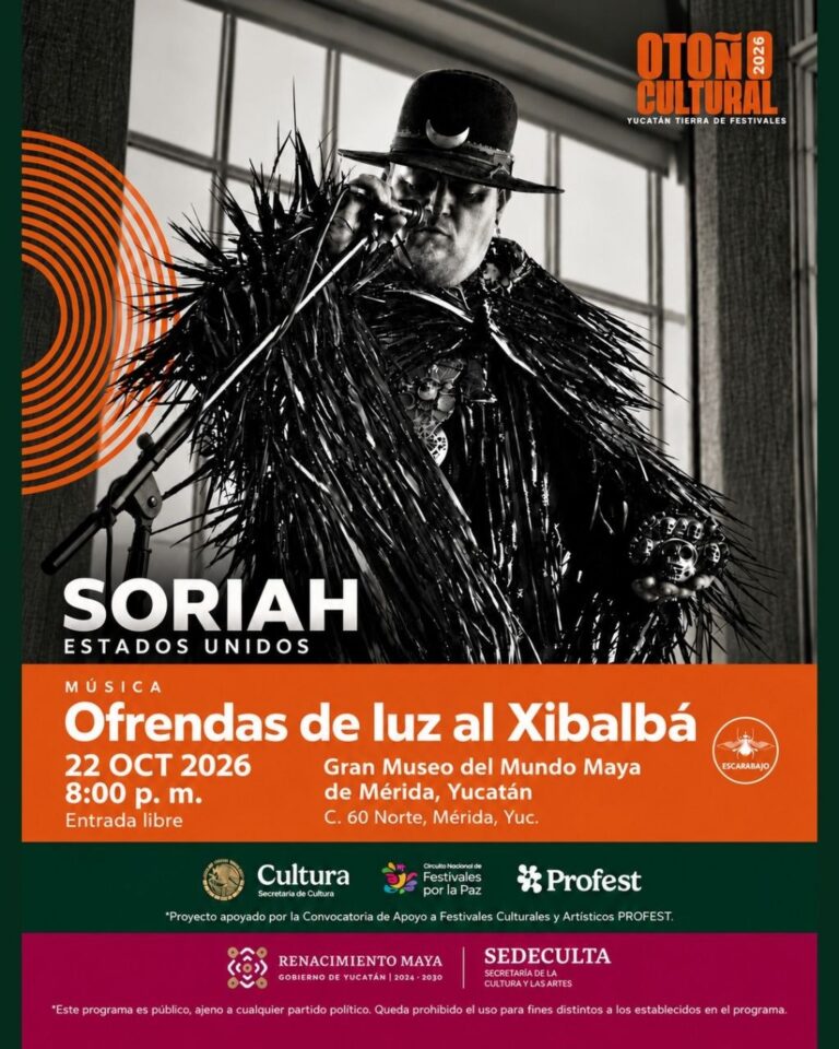 Soriah unirá canto tuvano y música experimental en Mérida
